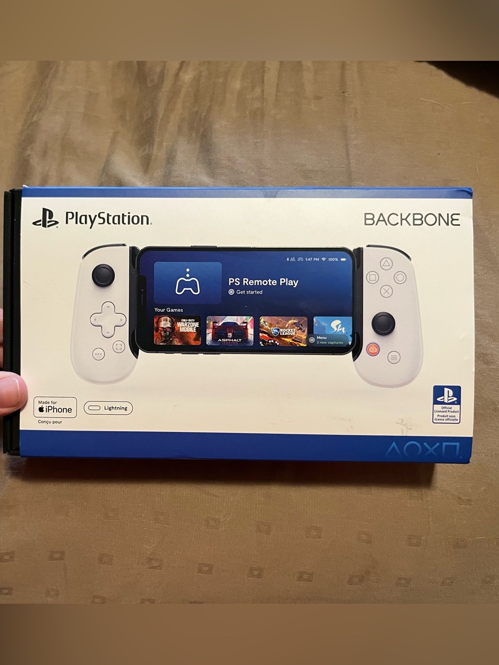 Sony PlayStation Backbone Mobile Controller – White
